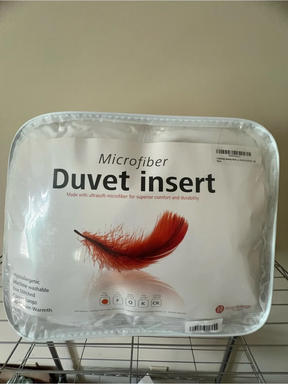 Microfiber Duvet Insert - White